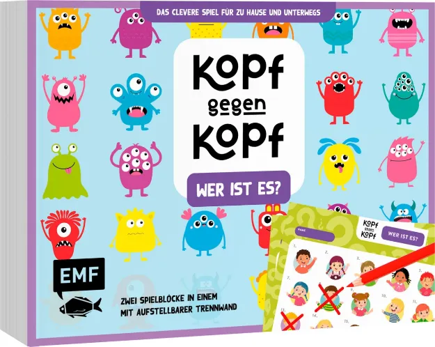 Bild von Der ultimative Spielblock: Kopf gegenKopf – Wer ist es?