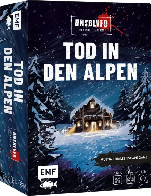 Bild von Paperdice Holding GmbH: Krimi-Spielebox:Unsolved Crime Cases – Tod in den Alpen