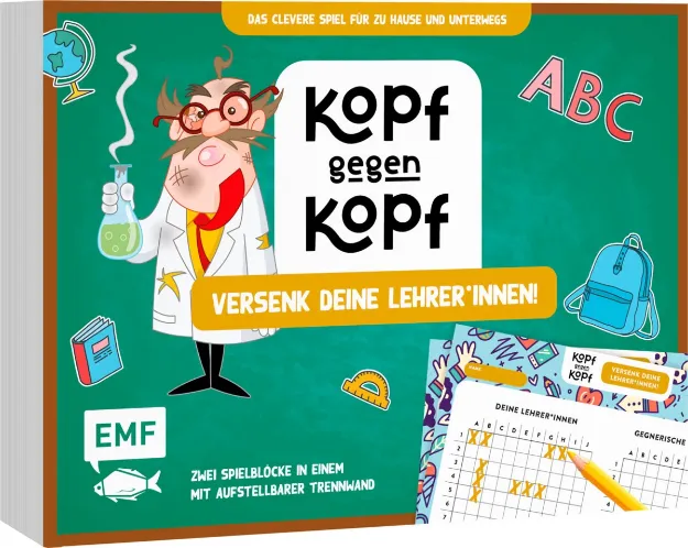 Bild von Der ultimative Spielblock: Kopf gegenKopf – Versenk deine Lehrer*innen!