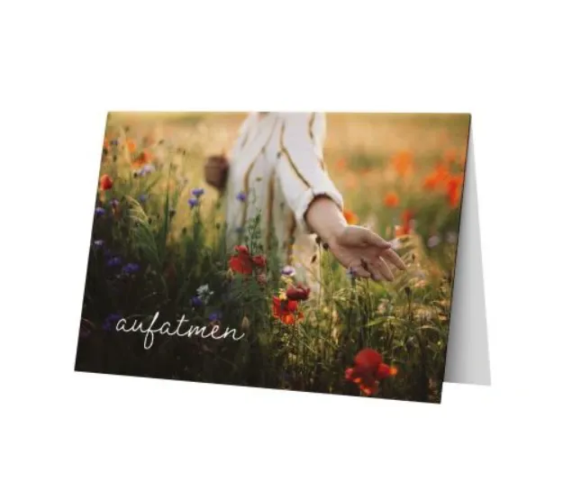 Bild von Doppelkarte. aufatmen 6 Ex.