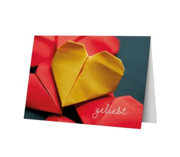 Bild von Doppelkarte. geliebt 6 Ex.