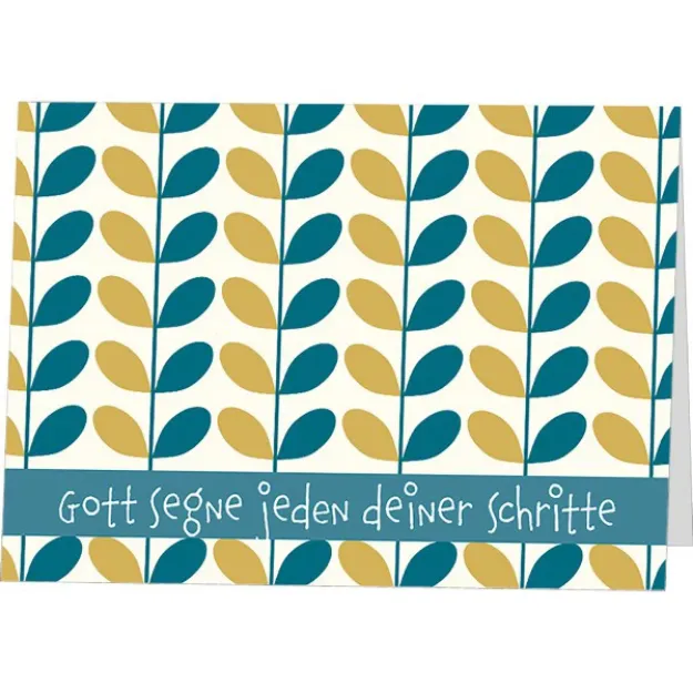 Bild von Brunnen Faltkarte Gott segne jedendeiner Schritte 6 Ex.