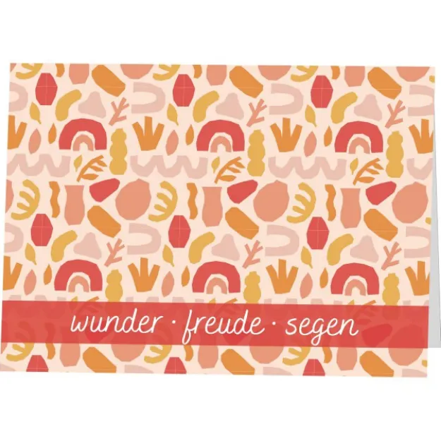 Bild von Brunnen Faltkarte wunder freude segen 6Ex.