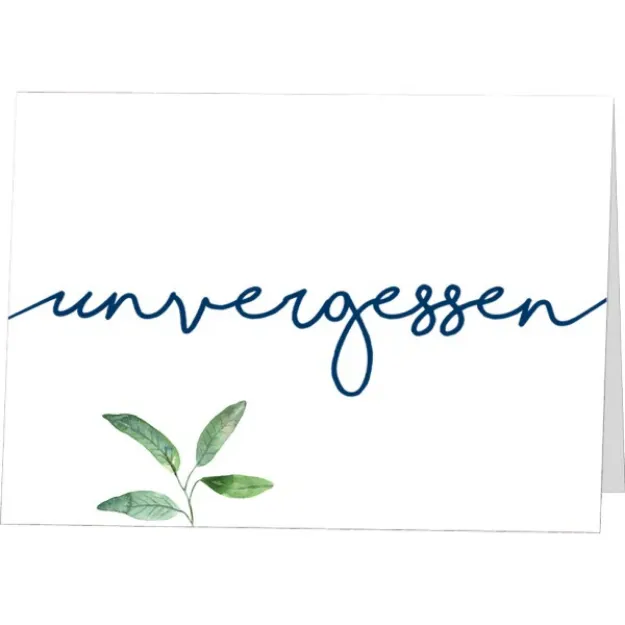 Bild von Brunnen Faltkarte unvergessen 6 Ex.