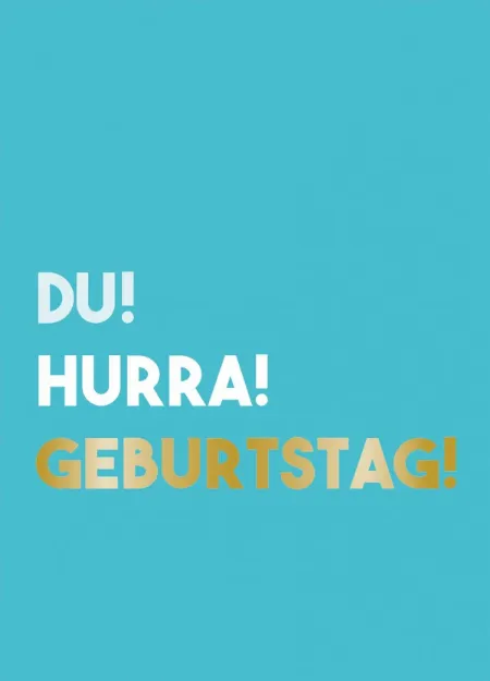 Bild von Brunnen Himmlische Postkarten. Du!Hurra! Geburtstag! 10 Ex.
