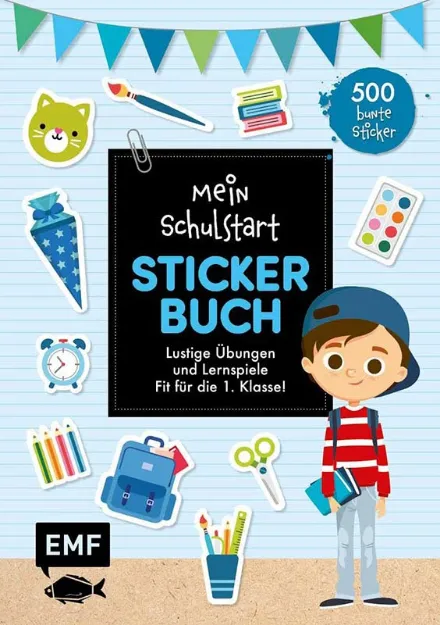 Bild von Mein Schulstart Stickerbuch (blau)