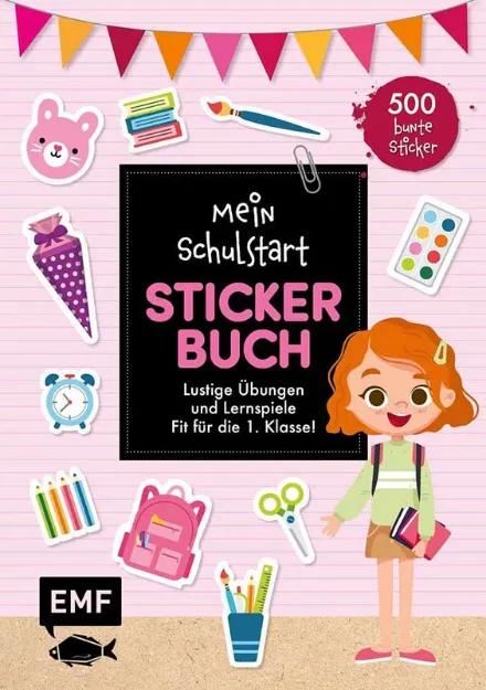 Bild von Mein Schulstart Stickerbuch (rosa)