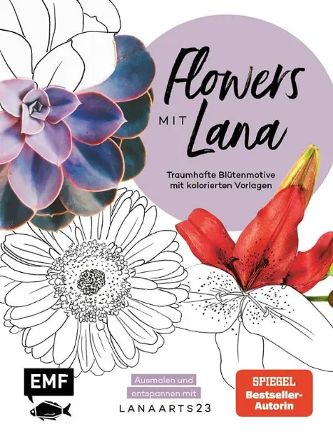 Bild von Lanaarts23: Flowers mit Lana: Ausmalenund entspannen mit Lanaarts23
