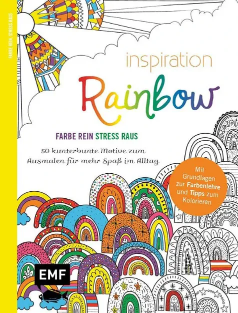 Bild von Inspiration Rainbow – 50 kunterbunteMotive zum Ausmalen für mehr Spass im Al