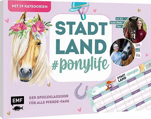 Bild von Schirdewahn L: Stadt, Land, # ponylife –Der Spieleklassiker für alle Pferde-Fan