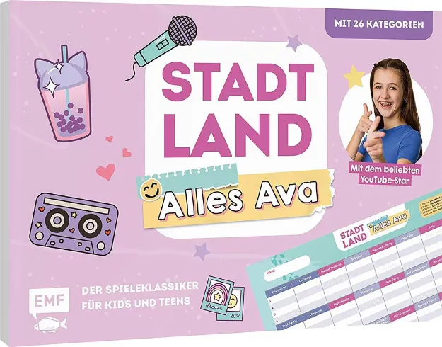 Bild von Alles Ava: Stadt, Land, Alles Ava – DerSpieleklassiker für Kids und Teens