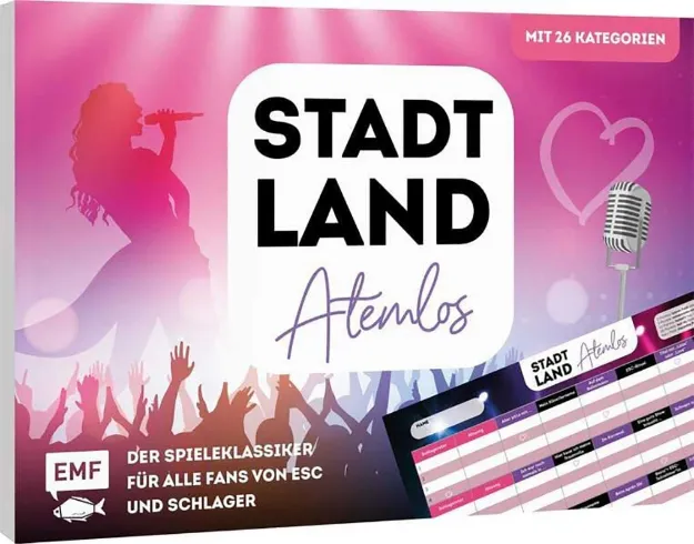 Bild von Stadt, Land, Atemlos (Schlager Edition)– Der Spieleklassiker für alle Fans von