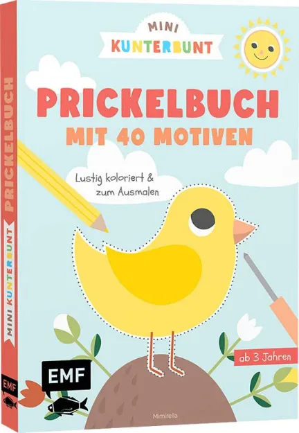 Bild von Mini Kunterbunt – Mein erstesPrickelbuch für Kinder ab 3 Jahren