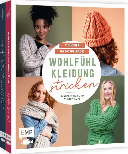 Bild von Huber I: Wohlfühlkleidung stricken –Skandi-Strick und Chunky-Love: 2 Bücher