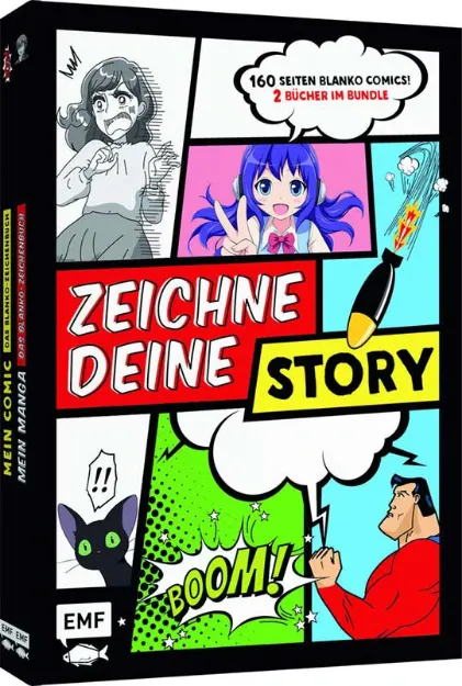 Bild von Zeichne deine Story – Blanko Comics:Zwei Bücher im Bundle