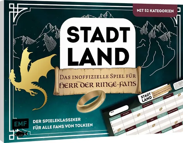 Bild von Stadt, Land, das inoffizielle Spiel fürHerr der Ringe-Fans – Der Spieleklassike