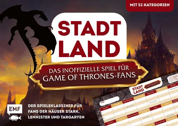 Bild von Stadt, Land, das inoffizielle Spiel fürGame of Thrones-Fans – Der Spieleklassik