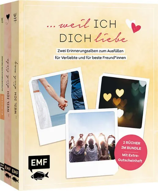 Bild von …weil ich dich liebe – Zwei Bücher imBundle: Erinnerungsalben für Verliebte