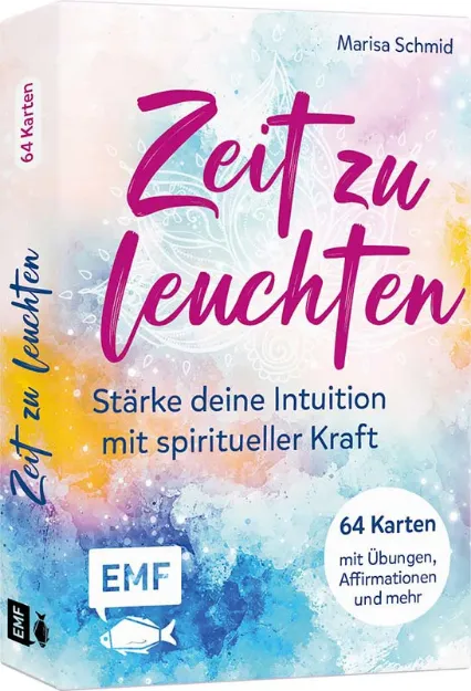 Bild von Schmid M: Kartenbox: Zeit zu leuchten –Stärke deine Intuition mit spiritueller