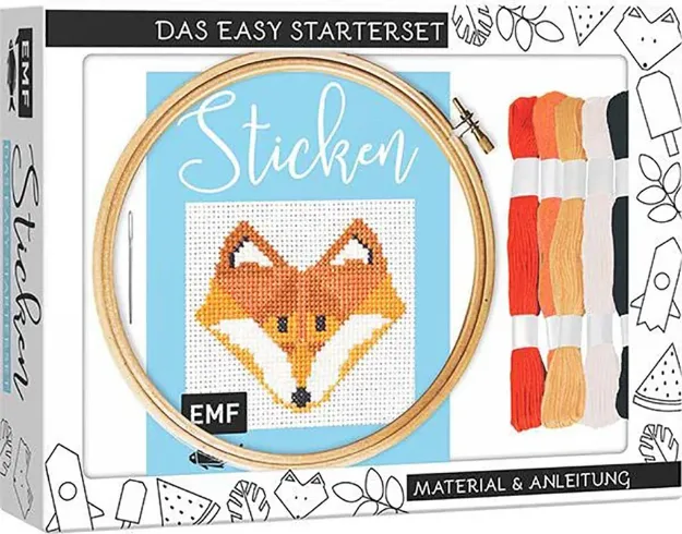 Bild von Dargel J: Sticken – das Easy Startersetfür dekorative Kreuzstichmotive
