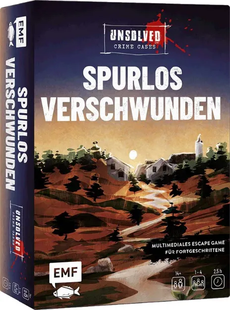 Bild von Paperdice Holding GmbH: Krimi-Spielebox:Unsolved Crime Cases – Spurlos verschwu