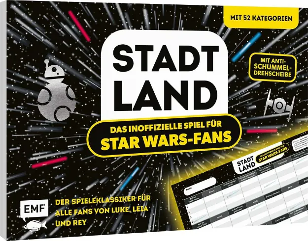 Bild von Stadt, Land, das inoffizielle Spiel fürStar Wars-Fans – Der Spieleklassiker für