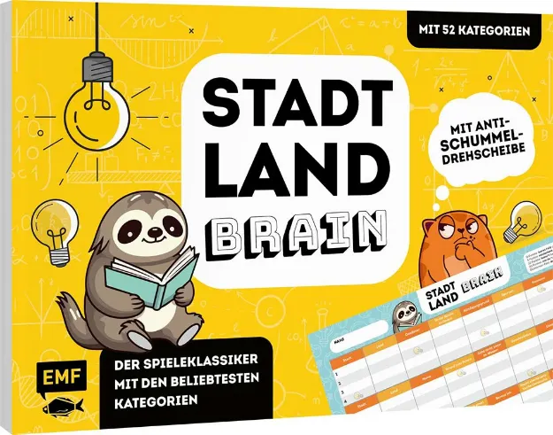 Bild von Stadt, Land, Brain – Der Spieleklassikermit den beliebtesten Kategorien