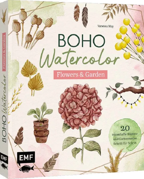 Bild von May V: Boho Watercolor – Flowers &Garden