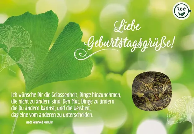 Bild von Liebe Geburtstagsgrüsse! Ich wünsche Dirdie Gelassenheit