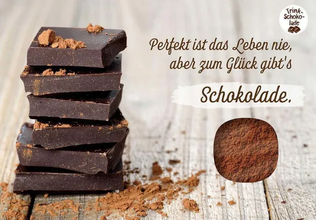 Bild von Perfekt ist das Leben nie, aber zumGlück gibts Schokolade