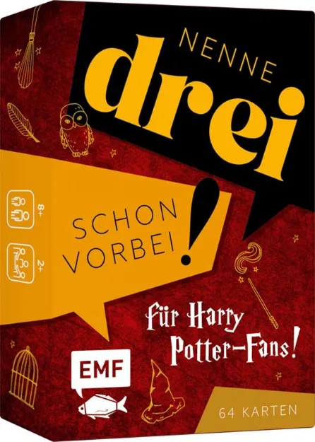 Bild von Kartenspiel: Nenne drei – schon vorbei!... für Harry Potter-Fans!