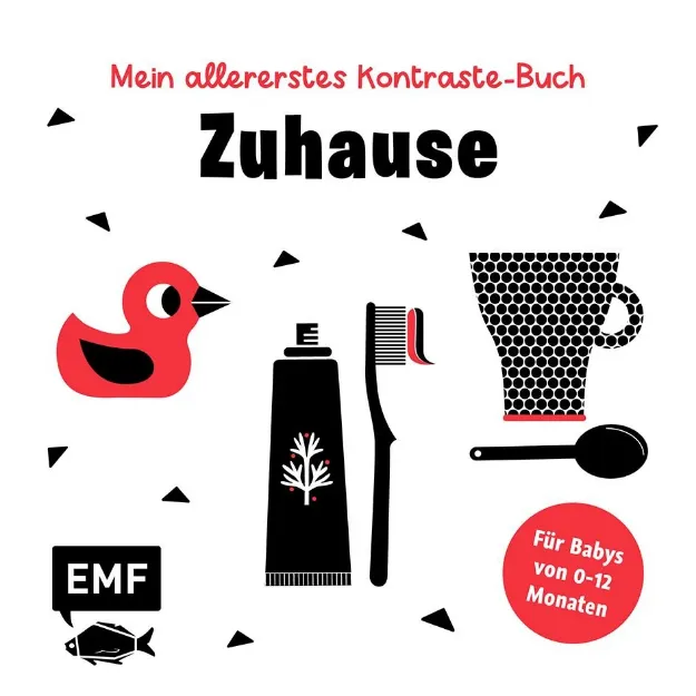 Bild von Mein allererstes Kontraste-Buch: Zuhause– für Babys von 0–12 Monate