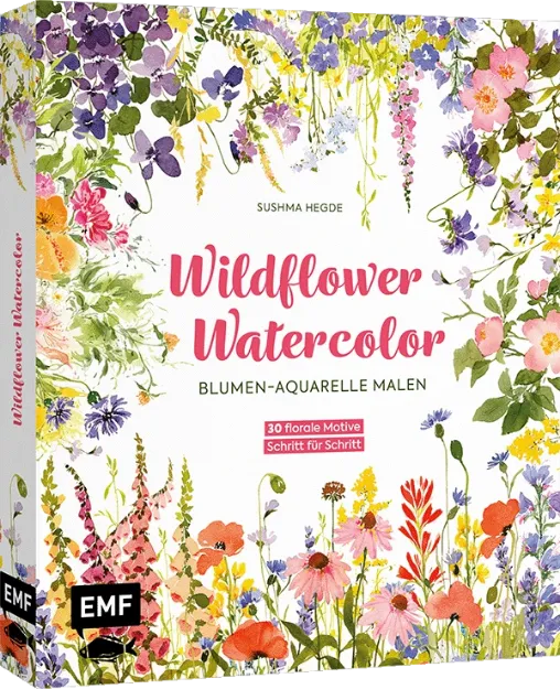 Bild von Hegde S: Wildflower Watercolor –Blumen-Aquarelle malen