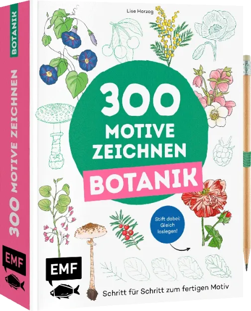 Bild von Herzog L: 300 Motive zeichnen – Botanik