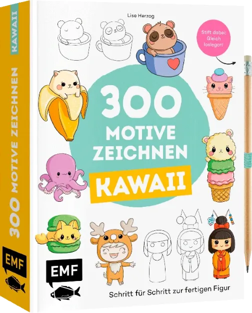 Bild von Herzog L: 300 Motive zeichnen – Kawaii