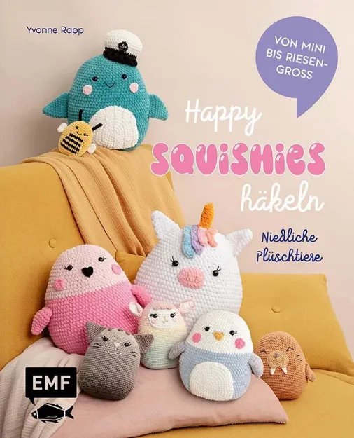 Bild von Rapp Y: Happy Squishys häkeln –Niedliche Plüschtiere für Squishmallow-