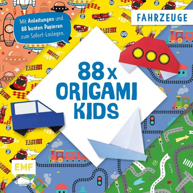 Bild von Precht T: 88 x Origami Kids – Fahrzeuge