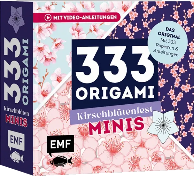 Bild von 333 Origami Minis – Kirschblütenfest –Dein dekorativer Wendeblock zum kreativ