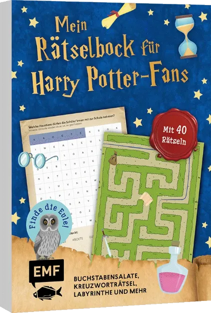 Bild von Mein zauberhafter Rätselblock für HarryPotter-Fans – Finde die Eule!