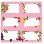 Bild von 333 Sticker – Sommergarten:Küchen-Etiketten und Aufkleber mit besc