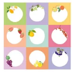 Bild von 333 Sticker – Sommergarten:Küchen-Etiketten und Aufkleber mit besc