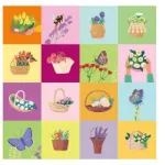 Bild von 333 Sticker – Sommergarten:Küchen-Etiketten und Aufkleber mit besc