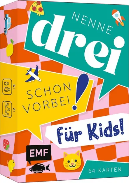 Bild von Kartenspiel: Nenne drei – schon vorbei!... für Kids!