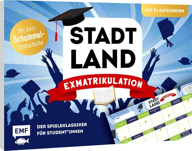 Bild von Stadt, Land, Exmatrikulation – DerSpieleklassiker für Studentinnen und St