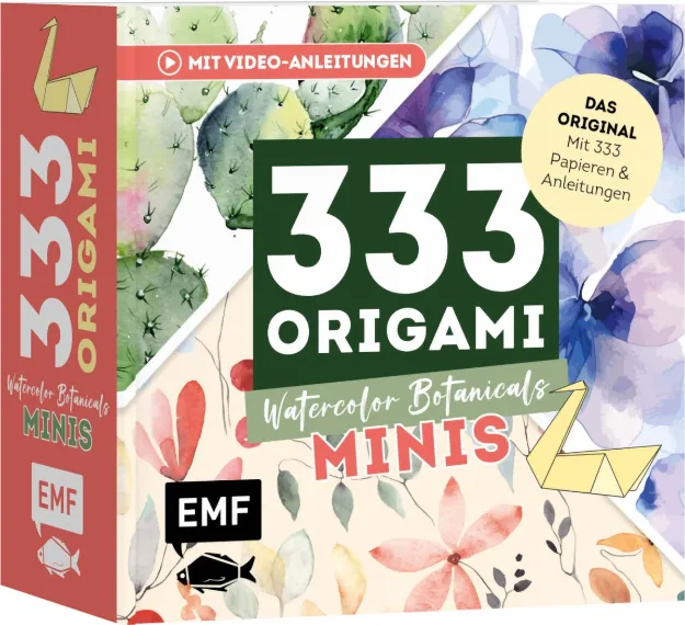 Bild von 333 Origami Minis – WatercolorBotanicals