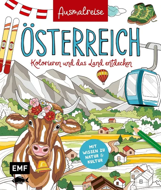 Bild von Ausmalreise Österreich
