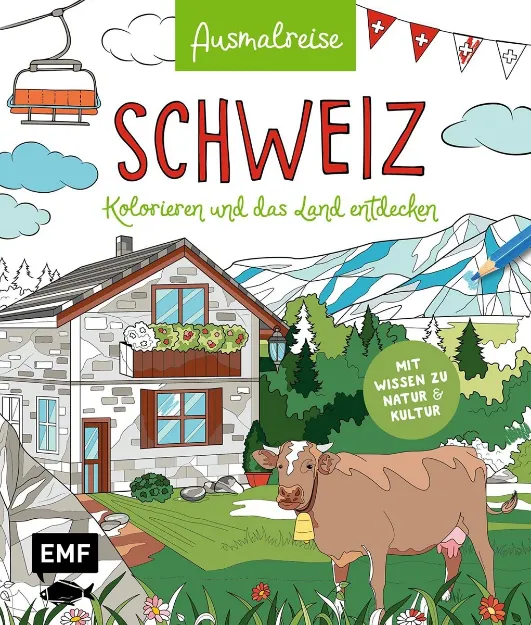 Bild von Ausmalreise Schweiz
