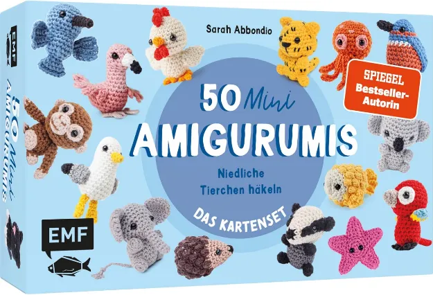 Bild von Abbondio S: 50 Mini-Amigurumis – DasKartenset