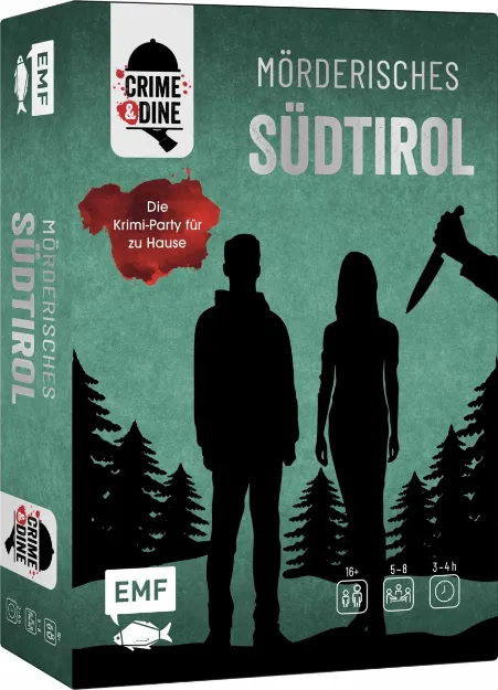 Bild von Paperdice Holding GmbH: Crime & Dine –Das Krimi-Dinner-Set: Mörderisches Südt