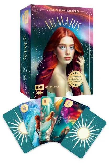 Bild von CRISANDRA: Orakel-Kartenset: Lumaris |Mit edlem Goldschnitt